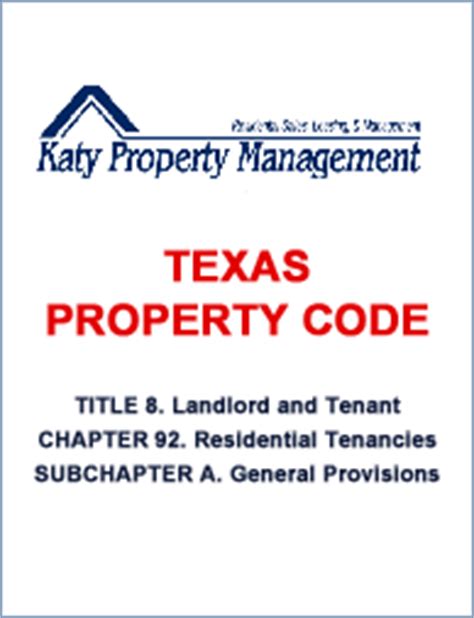 92.056 Texas Property Code
